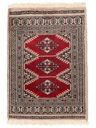 Pakistan Bokhara 3Ply Rug Oriental Brown/Black (Wool, Pakistan)