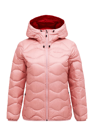 Peak Performance Helium Down Hood Jacket Jackor Dam Rosa XS