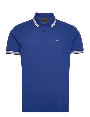 Paddy Polos Short-sleeved Blå BOSS*Betinget Tilbud