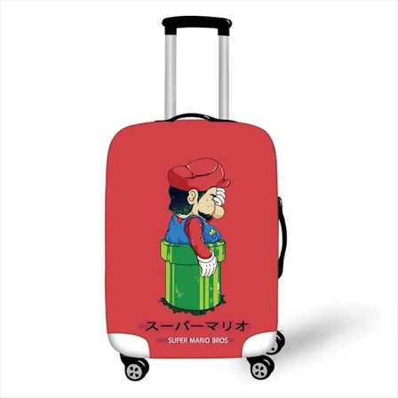 Hot Super Mario Bros World Godkänd Cover Resa runt Resväska Skyddsöverdrag Case Bagage Dust Cover 18-32