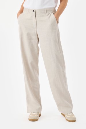 SIGNATURE - Hør Bukser - Sand - Vidde Ben