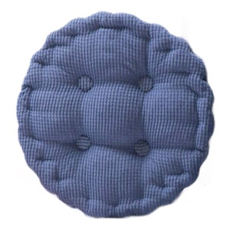 Stolepude, runde sædehynder til spisestuestole, komfortable polstrede stolehynder til hjemmekontor, terrasse, bil 40 cm