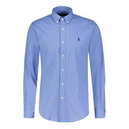 Polo Ralph Lauren Long -armed leisure shirt Blå, Herre Skjorter, Størrelse: 2XL