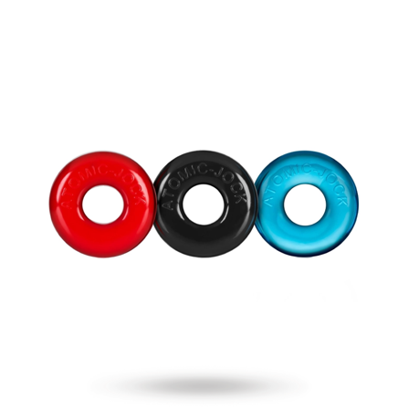 Oxballs Ringer Cock Rings 3-Pack Multi-Colour - Vuxen.dk: For ham