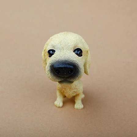 TWYGV Bobble Head Hunder Bobbende Hoder Bil Dash Valp Bil Dekorasjon (Golden Retriever)