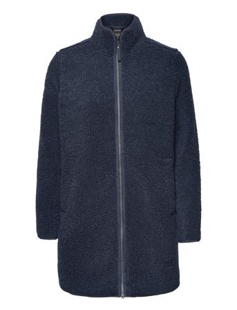 High Cloud Coat W Sweat-shirts & Hoodies Fleeces & Midlayers Sininen Jack Wolfskin