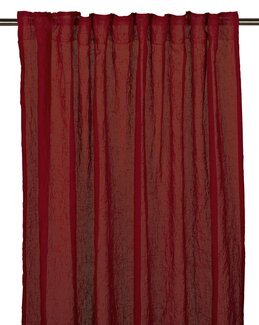 Gardinfag Caroline 2-pak Rød