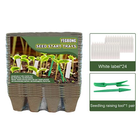 Bricklinga Krukor inomhus Ekologiska torvkrukor Kit 24st/ set