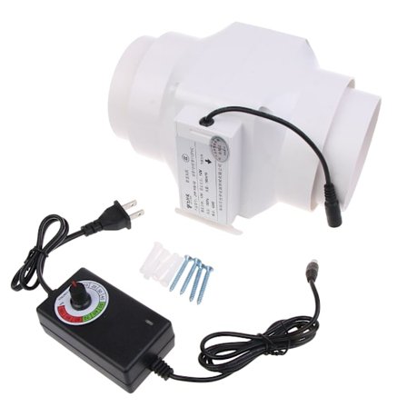 Säädettävänopeuksinen poistoilmapuhallin hiljainen kanavapuhallin ilmanvahvistin tuuletin