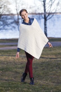 Poncho med dragkedja Alice