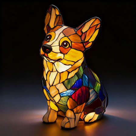 Ornamental lampe i harpiks – USB-drevet dekorativ lampe | Amerikansk stil, håndværk i harpiks