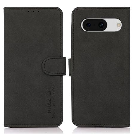 SKALO Google Pixel 8a KHAZNEH Pungetui i PU-læder - Sort Black