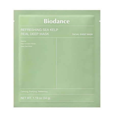 Biodance Hydro Cera-Nol Real Deep Refreshing Sea Kelp 1 stk, Skincare, Masker, Sheet Masker