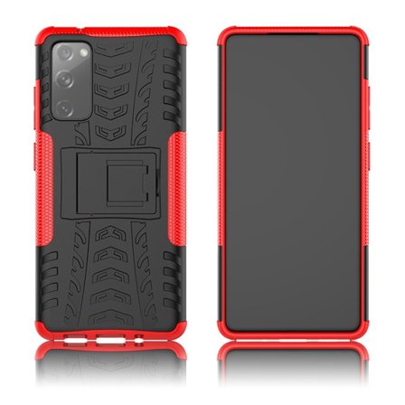 Offroad Samsung Galaxy S20 FE 5G / Samsung Galaxy S20 FE skal - Röd