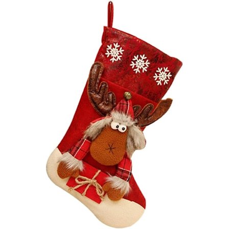 Julstrumpa att hänga Julgåva Hängande väska för godis kex choklad