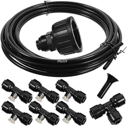 1 Sett Hagevanningsutstyr Vanningsett for Hage Patio Plen Vanningssystem