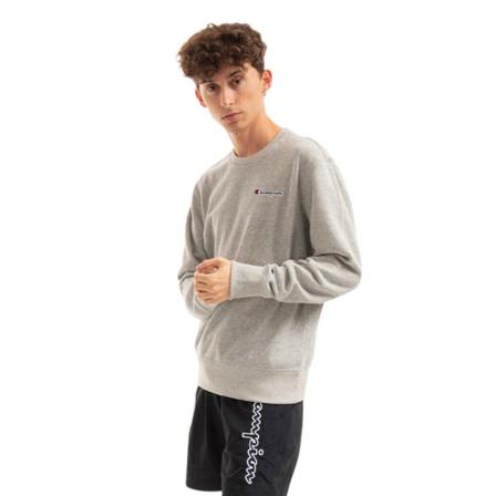 Champion, Bluza męska Champion Crewneck Sweatshirt 217065 Em 031 XL Szary, Mężczyzna, Rozmiar: L