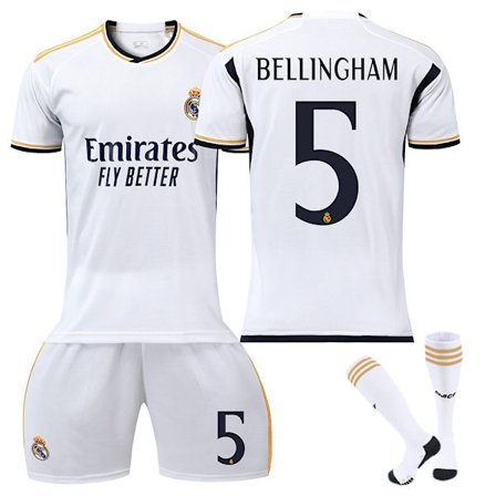 23-24 Bellingham No. 5 Real Madrid -pelipaita uusi kausi uusin aikuisten ja lasten jalkapallopaita