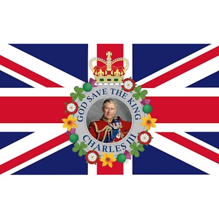 Uusi kuningas Charles 111 -lippu 5x3ft Limited Edition Prince Charles New King -lippu (DPD) (FMY)