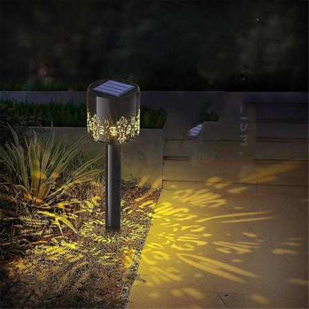 2 stk Solskygge Lampe Hage Landskap Plen Fargerik