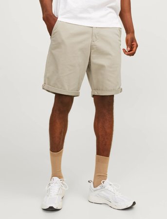 Jack & Jones Jjibowie Jjshorts Solid Sa Sts - Beige - M