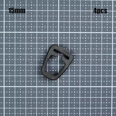 4 kpl nauhahihnan solki liukukiinnike 15 mm 15mm