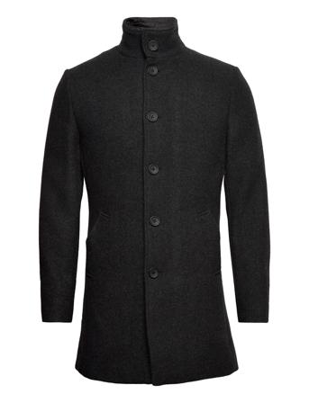 Bs Ontario Slim Fit Coat Black Bruun & Stengade