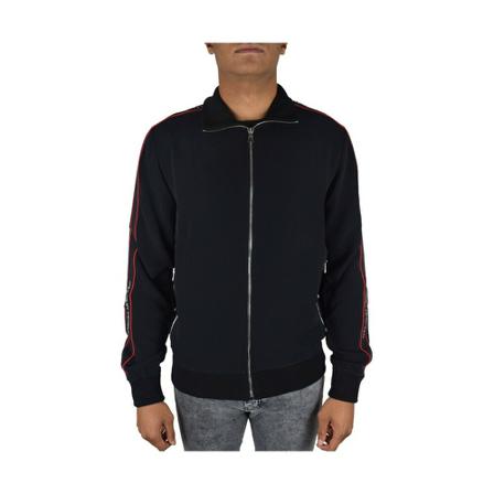 Alexander McQueen Logo tape track Jakke Sort, Herre