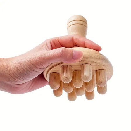 Kreativ træterapi svampemassager hovedbund krop og skulderafslapning