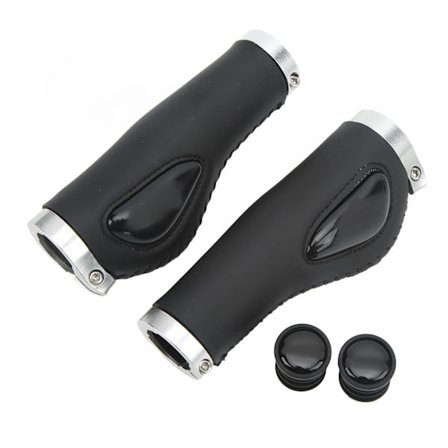 Pyörän ohjaustangon kahvat joustavaa kumia liukumatonta pyörän nahkainen PVC-ohjaustangon suojus tulppa maastopyörään taittopyörään