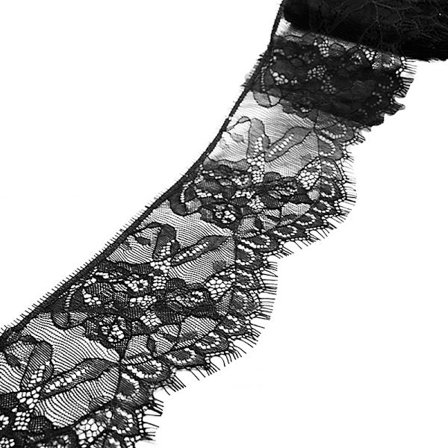 Blonderbånd for håndverk DIY Blomsterbånd Blonder Stoff Blonder Trim for Bryllupsinvitasjonskort Gavepakkeinnpakning