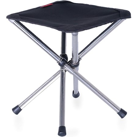 Fällbar pall liten teleskopisk campingpall Mini bärbar stol