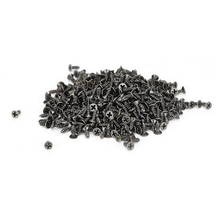500 stk. antikke jern selvskruende skruer Phillips hode møbelskruer for dører og vinduer, 2 x 6