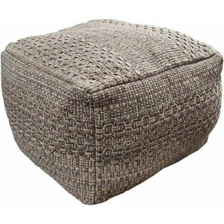 Ottoman Betræk, Ufyldt Ottoman, Håndvævet, Blød Strikket Bomuld Fodskammel, Linned Fodskammel, Kvadratisk Gulvpude, Ufyldt