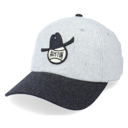 American Needle - Grå adjustable Caps - Austin Senators Archive Legend Hther Gray & Black Adjustable @ Hatstore