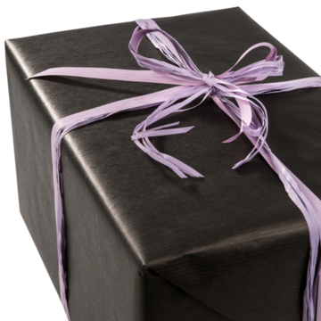 GAVEPAPIR SORT STRIPET