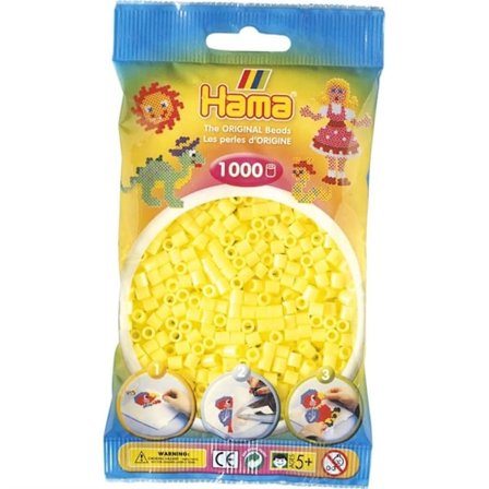 Hama Pärlor Midi 1000 st, Pastellgul