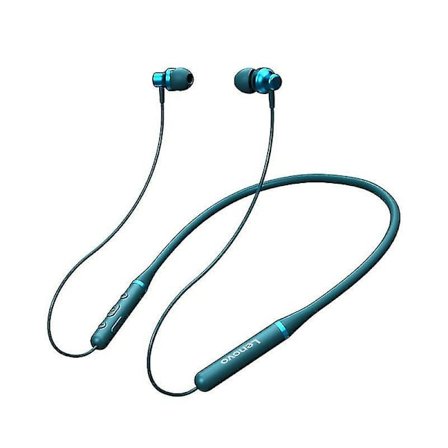 Lenovo Xe05 urheilun Bluetooth-kuulokkeet puhelimella ja mikrofonilla (väri: vihreä)