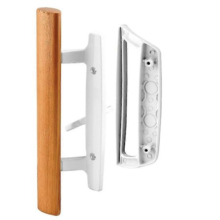 Skyvedørhåndtaksett med tapplås - Reversibel design for 3-15/16 hullavstand ZLD