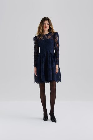 Malina - Leoni mini dress - 38 - Dark Blue