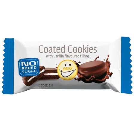 EASIS Coated Cookies 34 g, Helse & Madvarer, Snacks, Chips & Kiks
