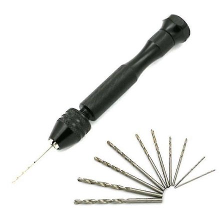 För Sharp Hss Mikro Mini Spiralborr Set Hålslag Manuell Hantverk Mini Borr