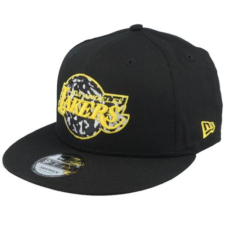 New Era - NBA Schwarz snapback Cap - Los Angeles Lakers Seasonal Infill 9FIFTY Black Snapback @ Hatstore