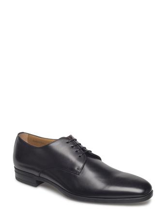 Kensington_Derb_Bu Shoes Business Laced Shoes Svart BOSS