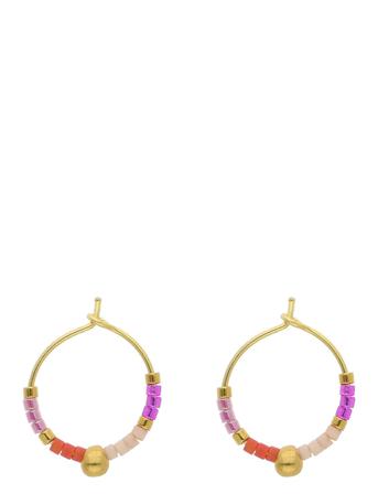 Heidi Earrings Accessories Jewellery Earrings Hoops Multi/mønstret Nuni Copenhagen*Betinget Tilbud