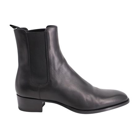 Saint Laurent Vintage, Boots Zwart, Heren, Maat:42 EU