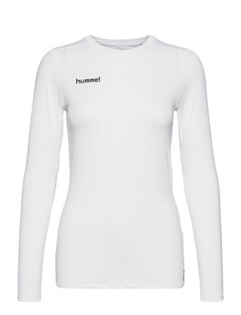 Hml First Performance Women Jersey L/S T-shirts & Tops Long-sleeved Hvit Hummel