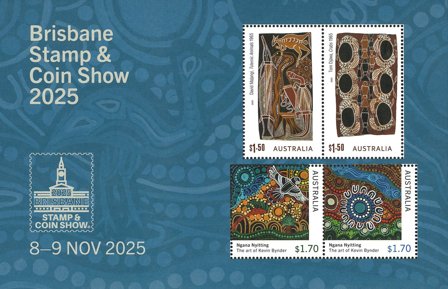 Australien - Brisbane Stamp Show 2025 - Postfrisk miniark