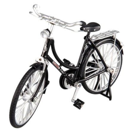 Cykelpynt 1:10 Skala Cykelmodel Miniature Retro Stil Metal Cykellegetøj Til Børn