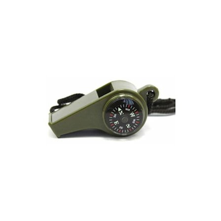 Hätätilanteen selviytymispilli 3 in 1 pilliä kompassilla lämpömittari lanyard